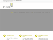Tablet Screenshot of in2viewrecruitment.com.au